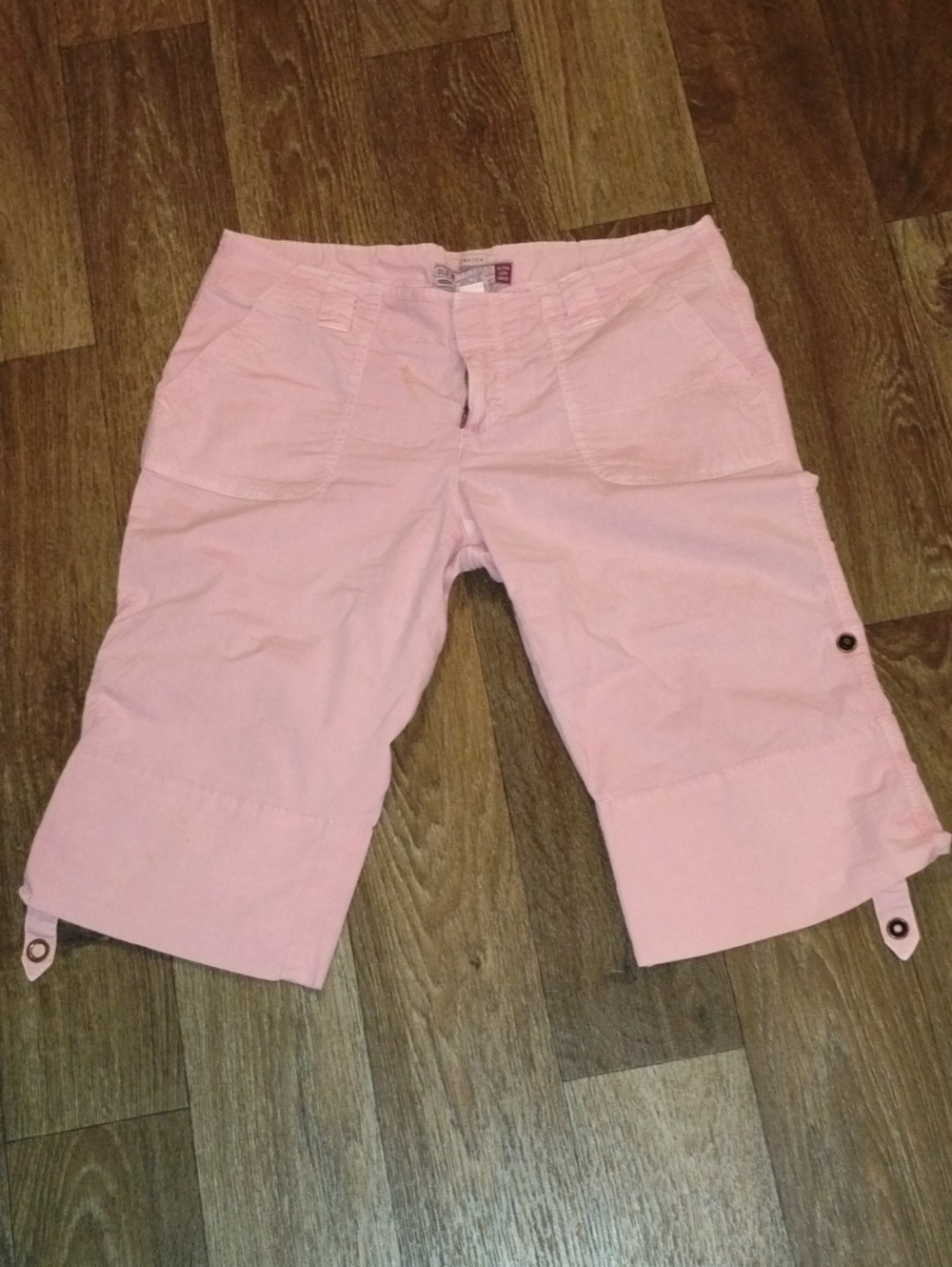 5/$20 Size8 UNIONBAY Pink Women's Bermuda Cargo Shorts
